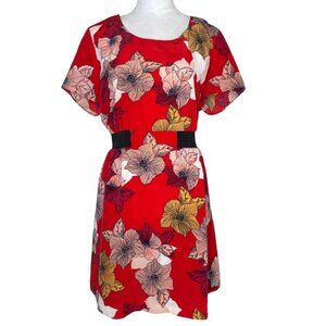 Metaphor Women's Sundazed Floral Thick Elastic Midi Office Work Sz 14